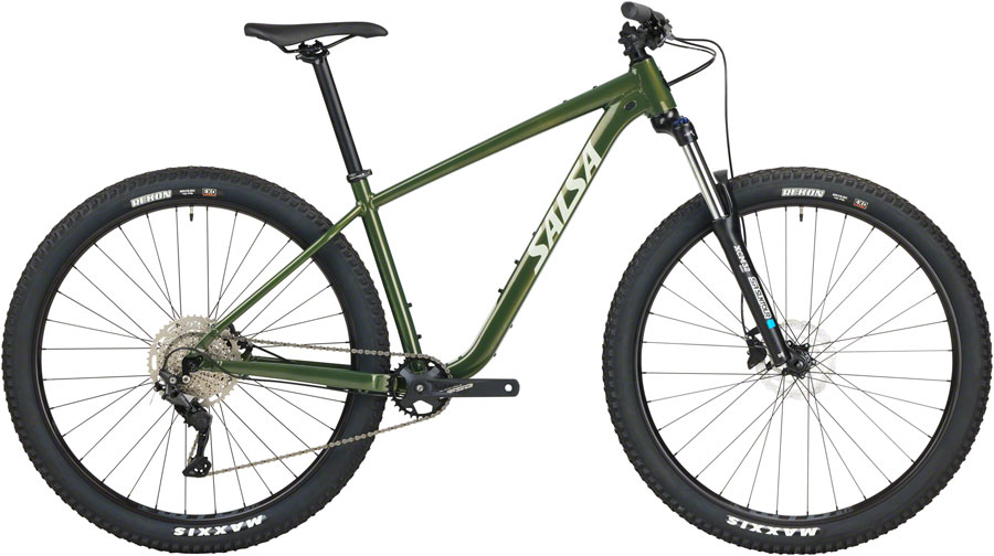 Salsa Rangefinder Deore 10 29" Bike - Aluminum, Dark Moss Green Salsa Rangefinder Deore 10 29" Bike - Aluminum, Dark Moss Green