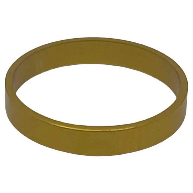 White Industries Straight Headset Spacer 5mm 1-1/8" Gold Each