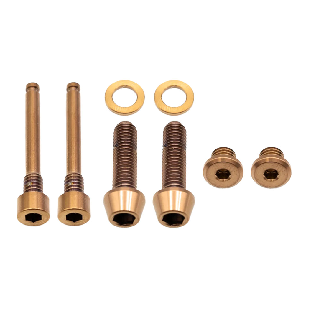Better Bolts Shimano Brake Ti Bolt Kit SLX/XT/SAINT Copper