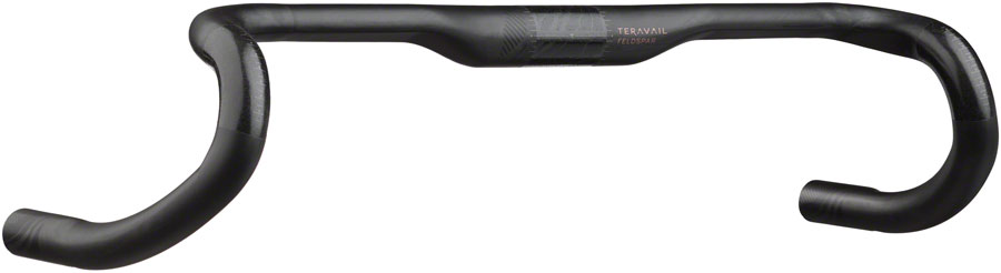Teravail Feldspar Carbon Drop Handlebar - Carbon 31.8mm 40cm Black