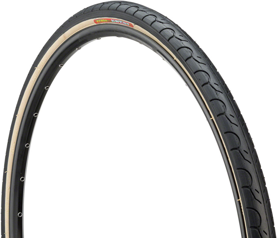 Kenda Kwest Tire - 700 x 38 Clincher Wire Black/Tan