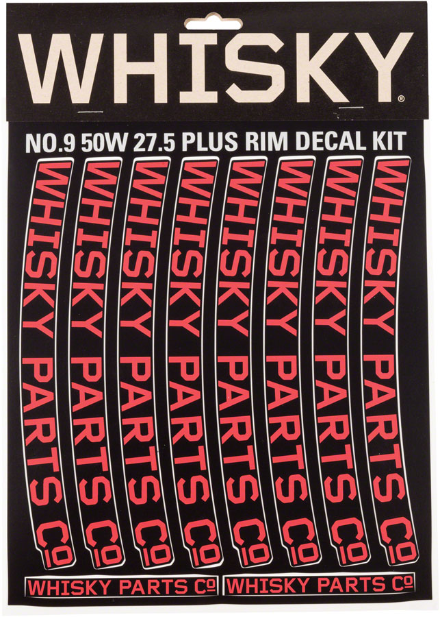 WHISKY 50w Rim Decal Kit for 2 Rims variant 2