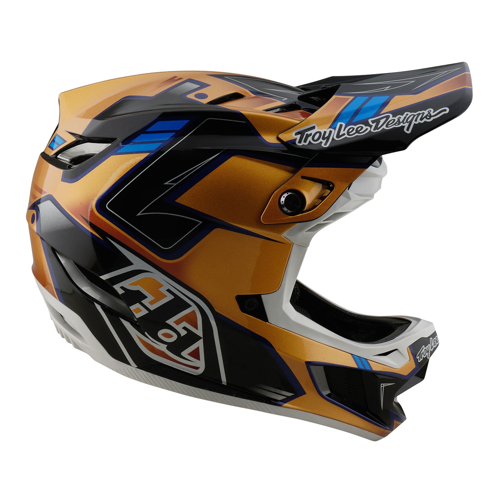 D4 Composite Helmet Royalty Black / Gold - Image 5