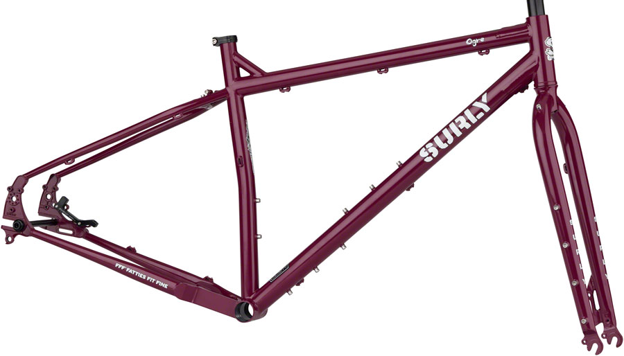 Surly Ogre Frameset - 29" Steel Fermented Plum Surly Ogre Frameset - 29" Steel Fermented Plum