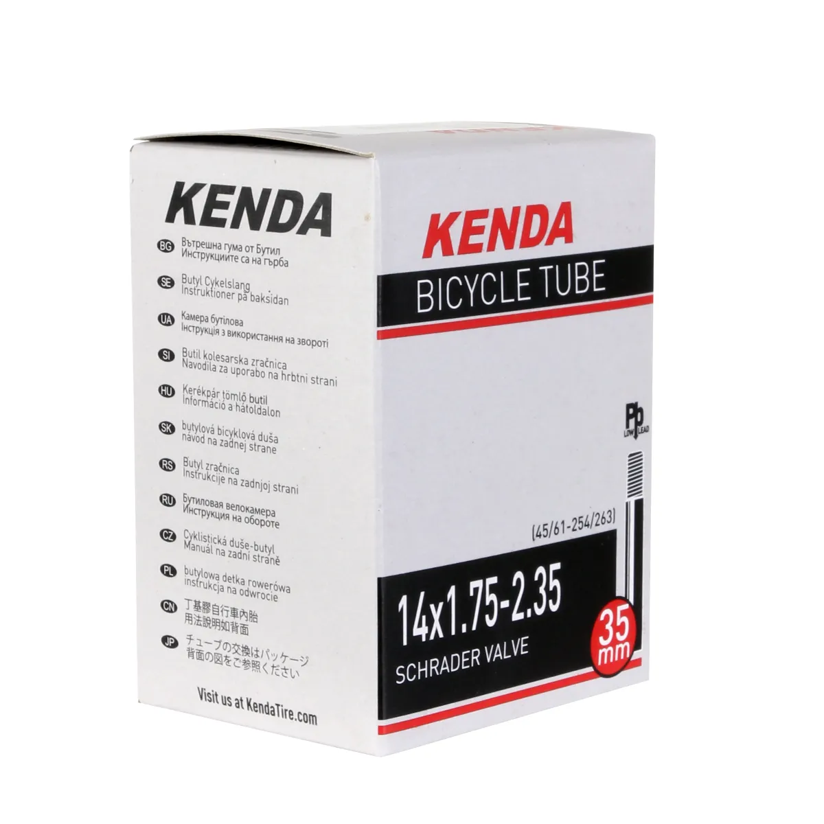 Kenda Butyl-LL Tube 14 x 1.75-2.35" SV - Each