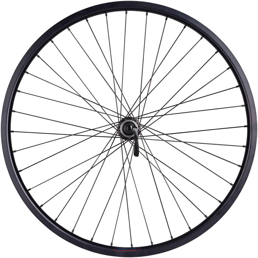 Quality Wheels Value HD Series Disc Front Wheel - QR x 100mm, Center-Lock, Black - Image 3