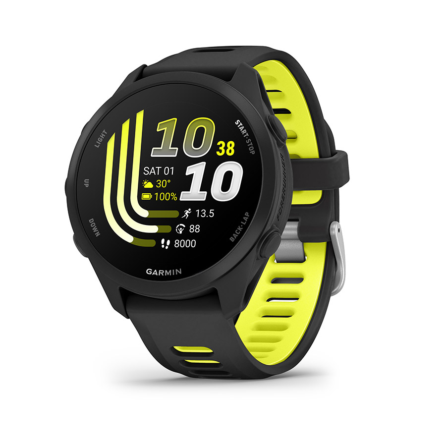Garmin Forerunner 170 Music Watch Watch Color: Black Wristband: Black/Amp Yellow - Silicone Garmin Forerunner 170 Music Watch Watch Color: Black Wristband: Black/Amp Yellow - Silicone