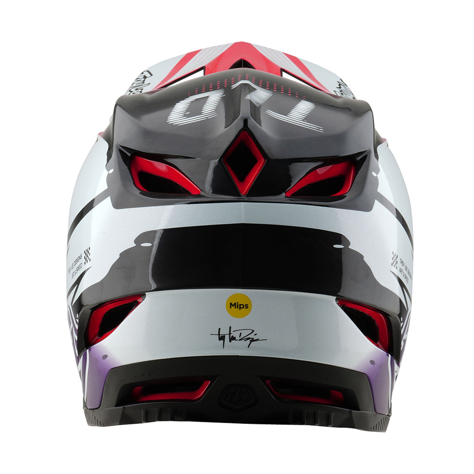 D4 Carbon Helmet Drip White - Image 3