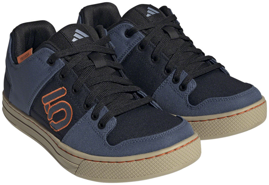 Five Ten Freerider Canvas Flat Shoes - Men's, Core Legend Ink/Wonder Steel/Impact Orange