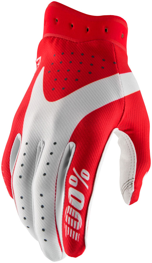 100% Itrack Gloves - Red Small