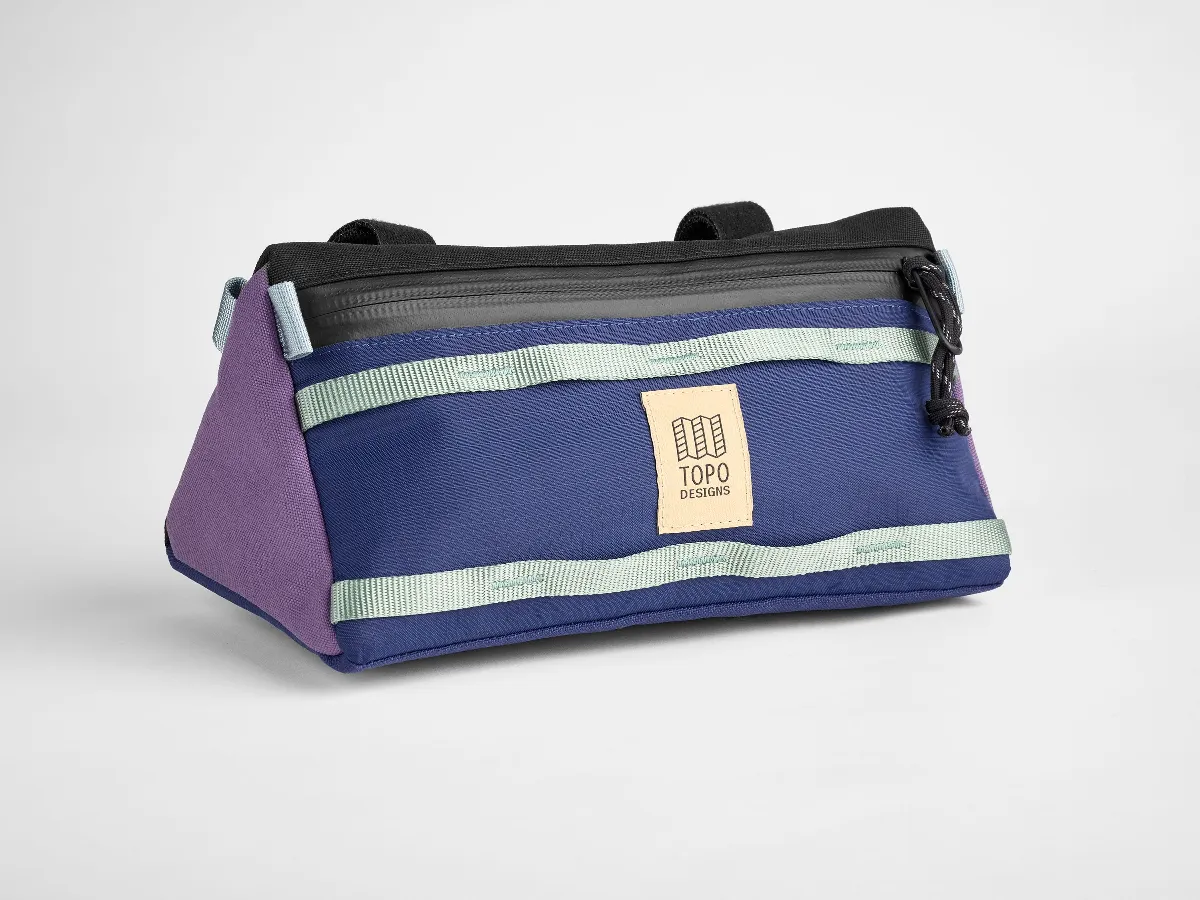 Topo Designs Bike  One Size Midnight/Loganberry Bag