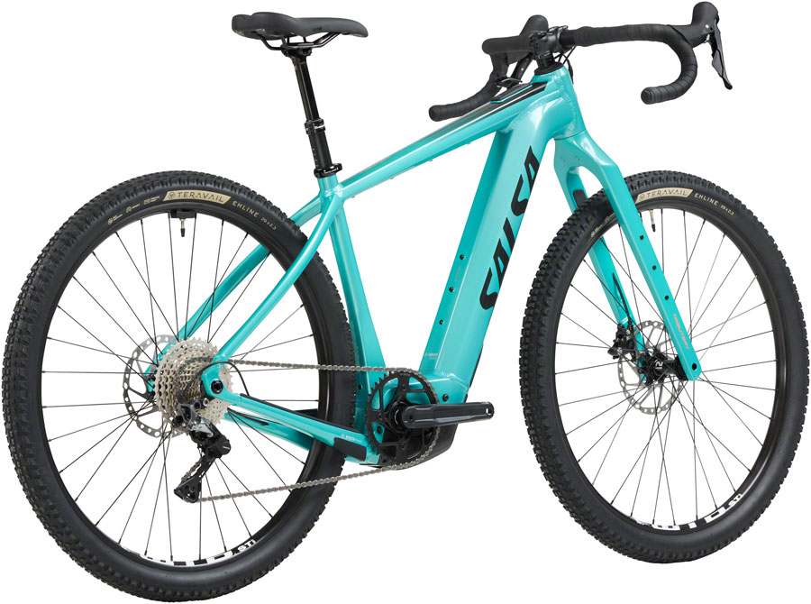 Salsa Tributary GRX 600 Ebike - 29", Aluminum, Teal - Image 4