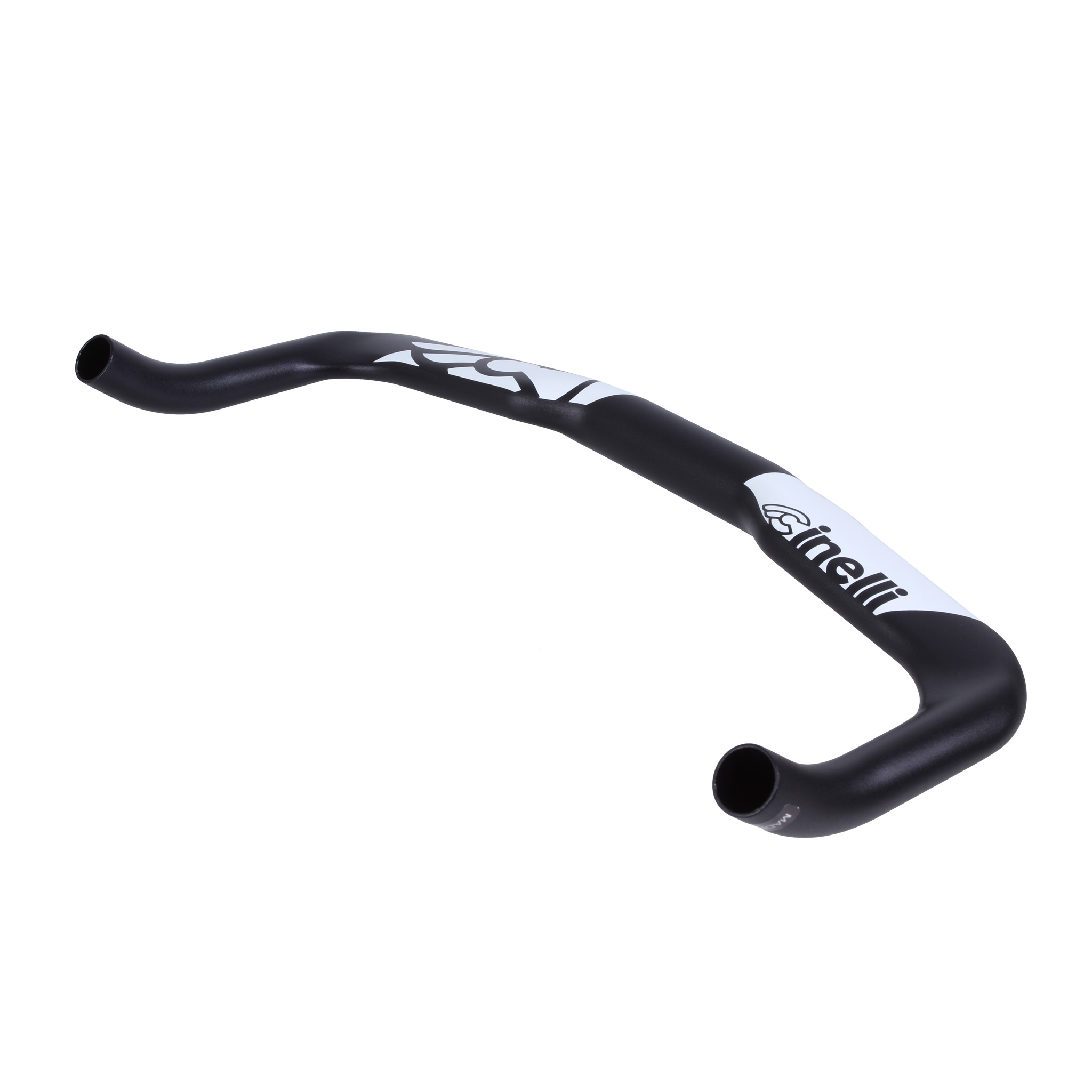 Cinelli Alloy Bullhorn Bar Black w/White (31.8) 40cm Cinelli Alloy Bullhorn Bar Black w/White (31.8) 40cm