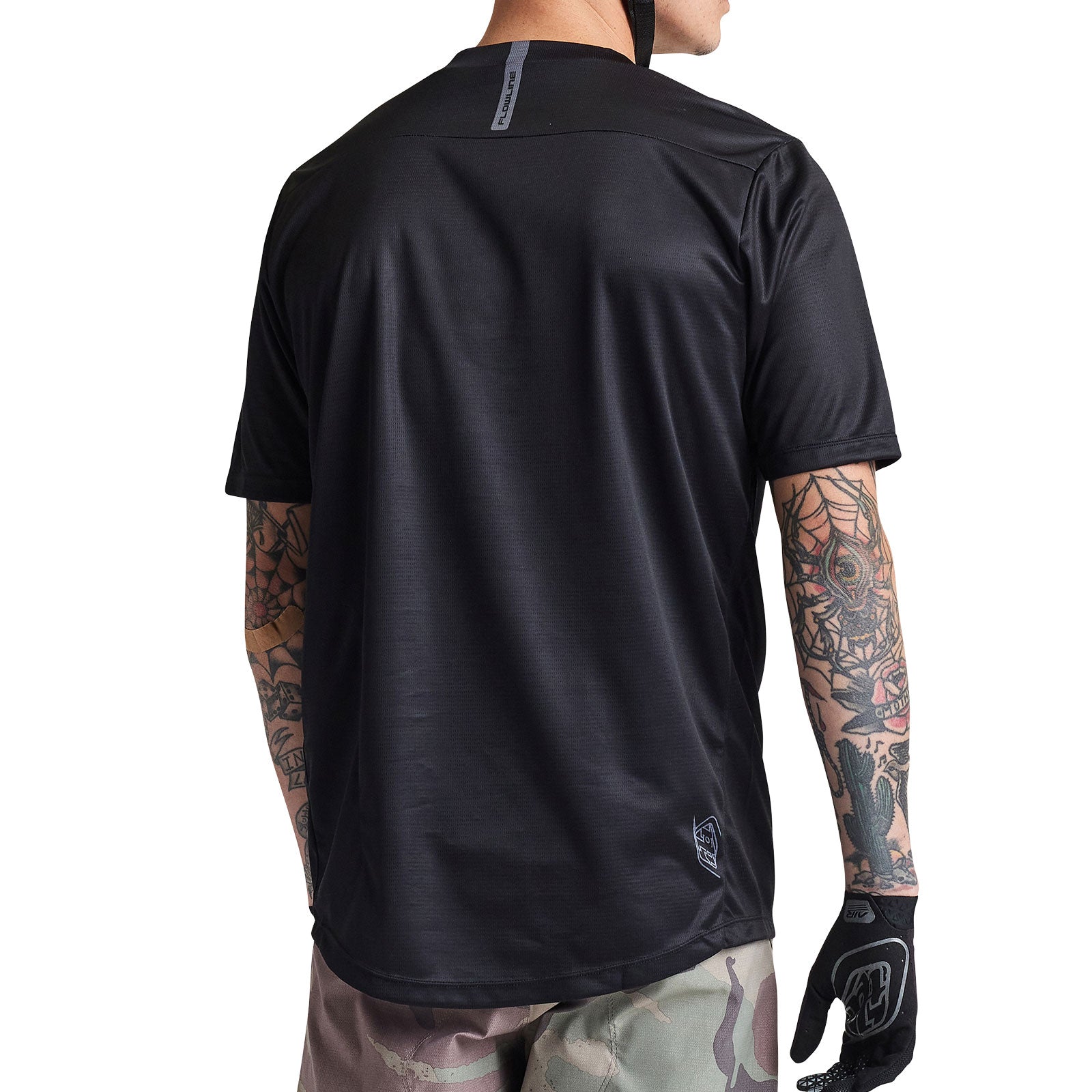Flowline SS Jersey Solid Black - Image 7