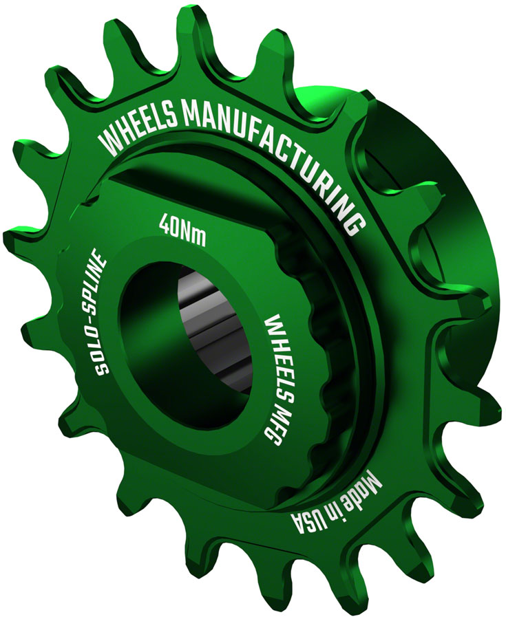 Wheels Manufacturing SOLO-SPLINE Micro Spline Single Speed Conversion Kit - 18t For Shimano Micro Spline Hub Bodies - Image 28