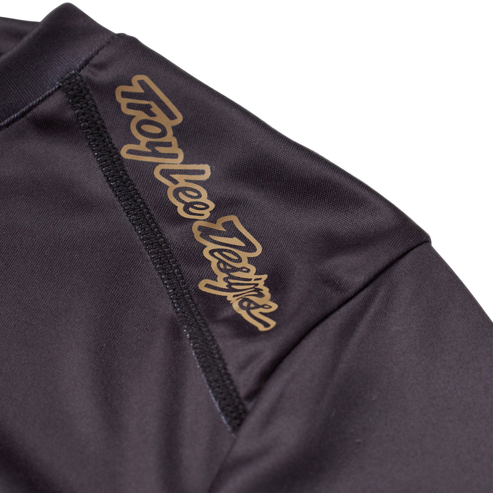 Womens Lilium SS Jersey Solid Black - Image 2
