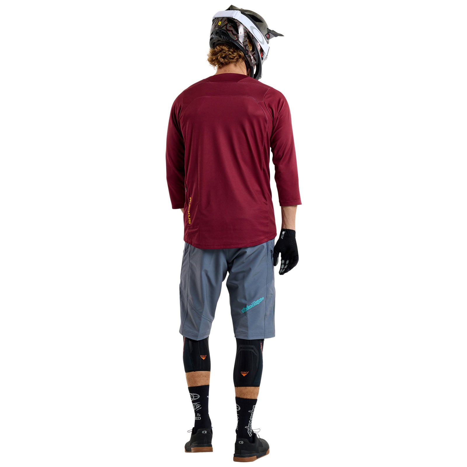 Ruckus 3/4 Jersey Spun Oxblood - Image 9