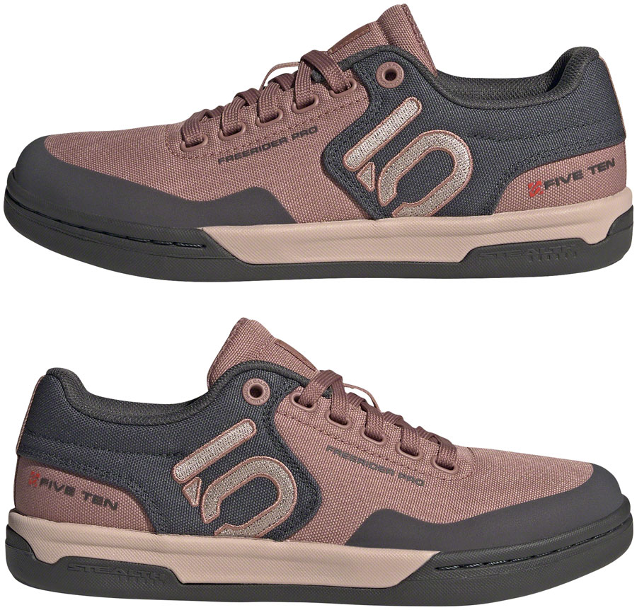 Five Ten Freerider Pro Canvas Flat Shoes - Women's, Warm Clay/Wonder Taupe/Gray Six - Image 2