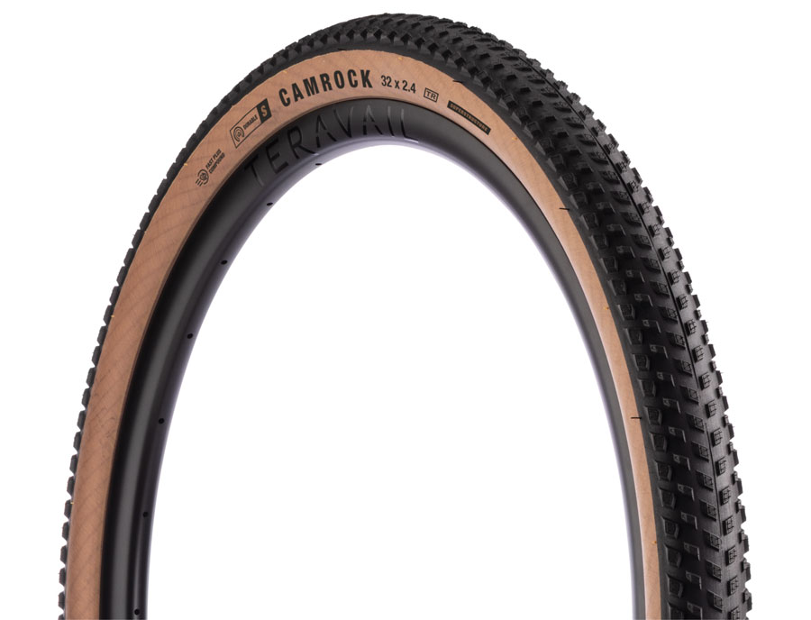 Teravail Camrock Tire - 32 x 2.4 Tubeless Folding Tan Durable - Superstructure  Fast Plus Compound