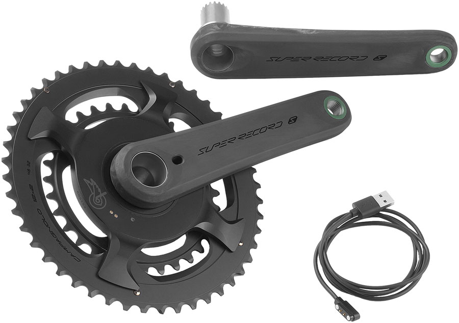 Campagnolo Super Record S Wireless Power Meter Crankset - Carbon - Image 4