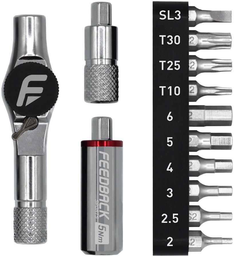 Feedback Sports Reflex Fixed Torque Ratchet Kit - Mini Ratchet 5nm Torque Feedback Sports Reflex Fixed Torque Ratchet Kit - Mini Ratchet 5nm Torque