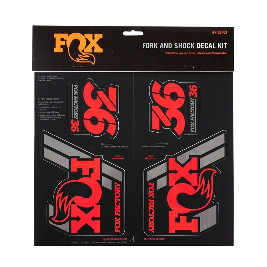 Fox Shox Heritage Decal Kit variant 2