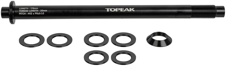 Topeak Zi:RAK Thru-Axle - 12 x 1.0mm Topeak Zi:RAK Thru-Axle - 12 x 1.0mm
