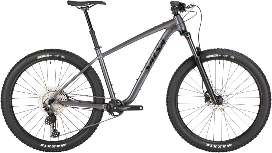 Salsa Rangefinder Deore 11 27.5+ Bike - 27.5", Aluminum, Dark Gray Salsa Rangefinder Deore 11 27.5+ Bike - 27.5", Aluminum, Dark Gray