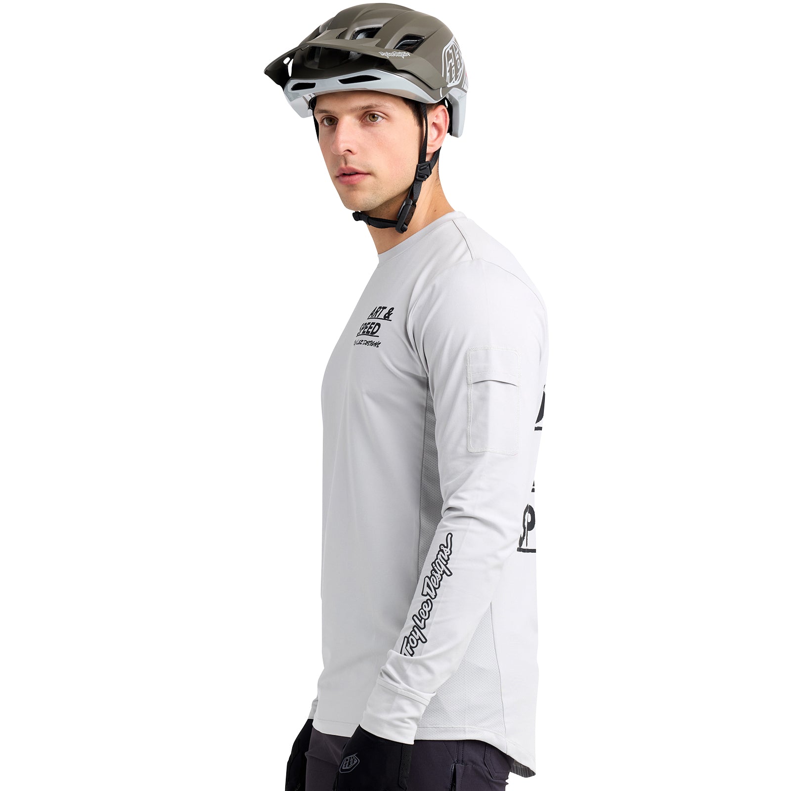 Ruckus Long Sleeve Ride Tee Art And Speed Mist - Image 9