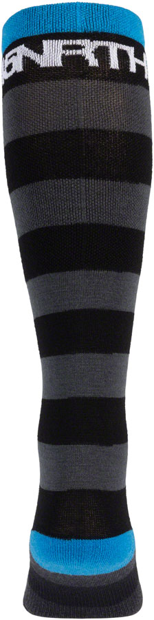 45NRTH Stripe Midweight Knee Wool Sock - Black - Image 4