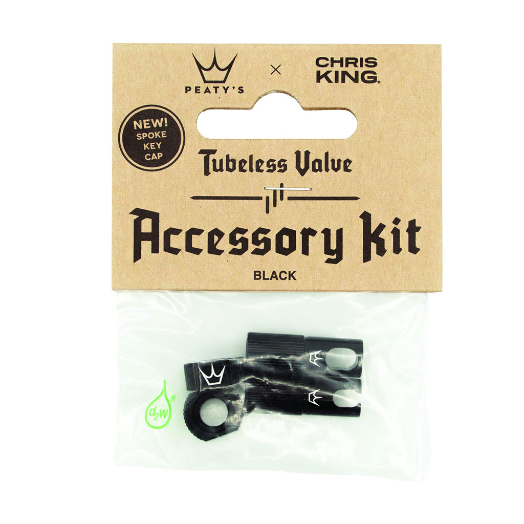 Peaty's Tubeless Valve Accessory Kit Black