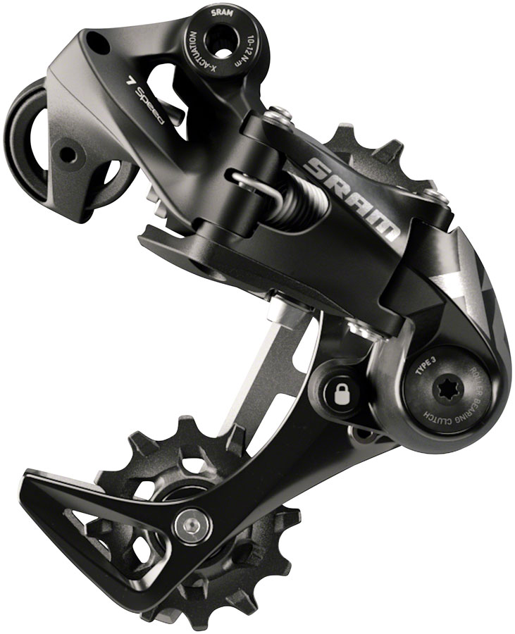 SRAM X01 DH Rear Derailleur - 7-Speed, Black with Clutch A3