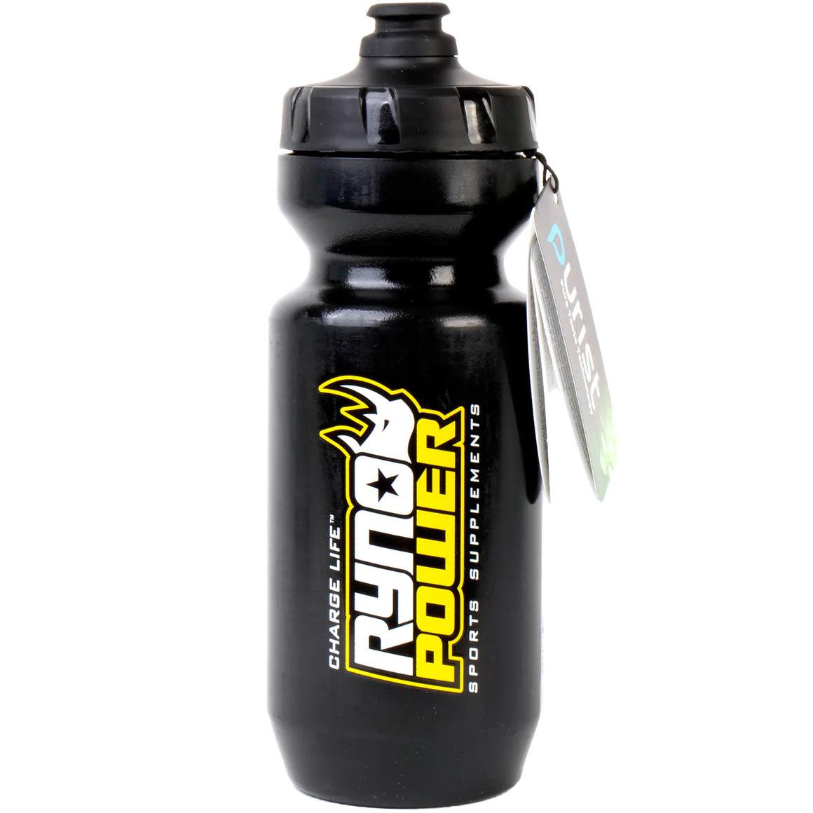 Ryno Power Water Bottle Black - 24oz