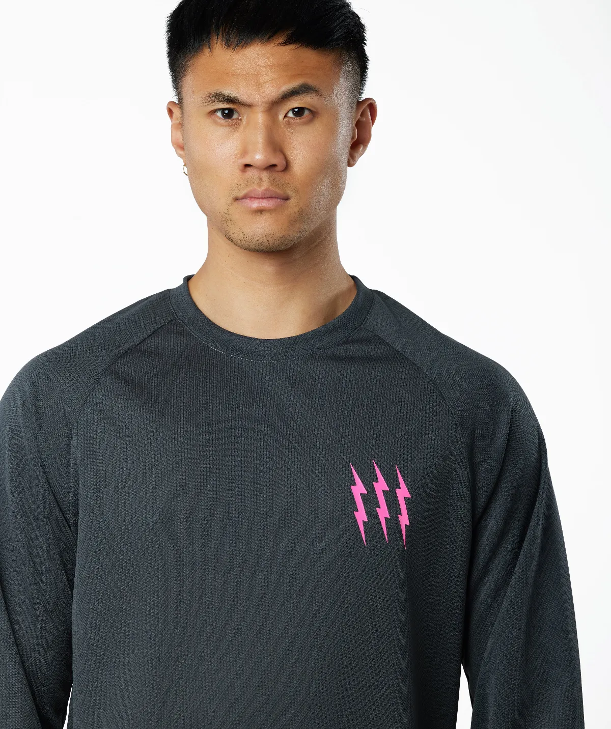 Long Sleeve Mountain Bike Jersey - Grey - Image 3