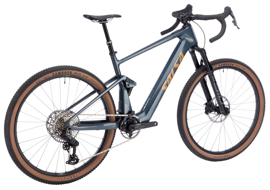 Salsa Wanderosa C Rival GX AXS Transmission Ebike - 29" Carbon Charcoal - Image 3