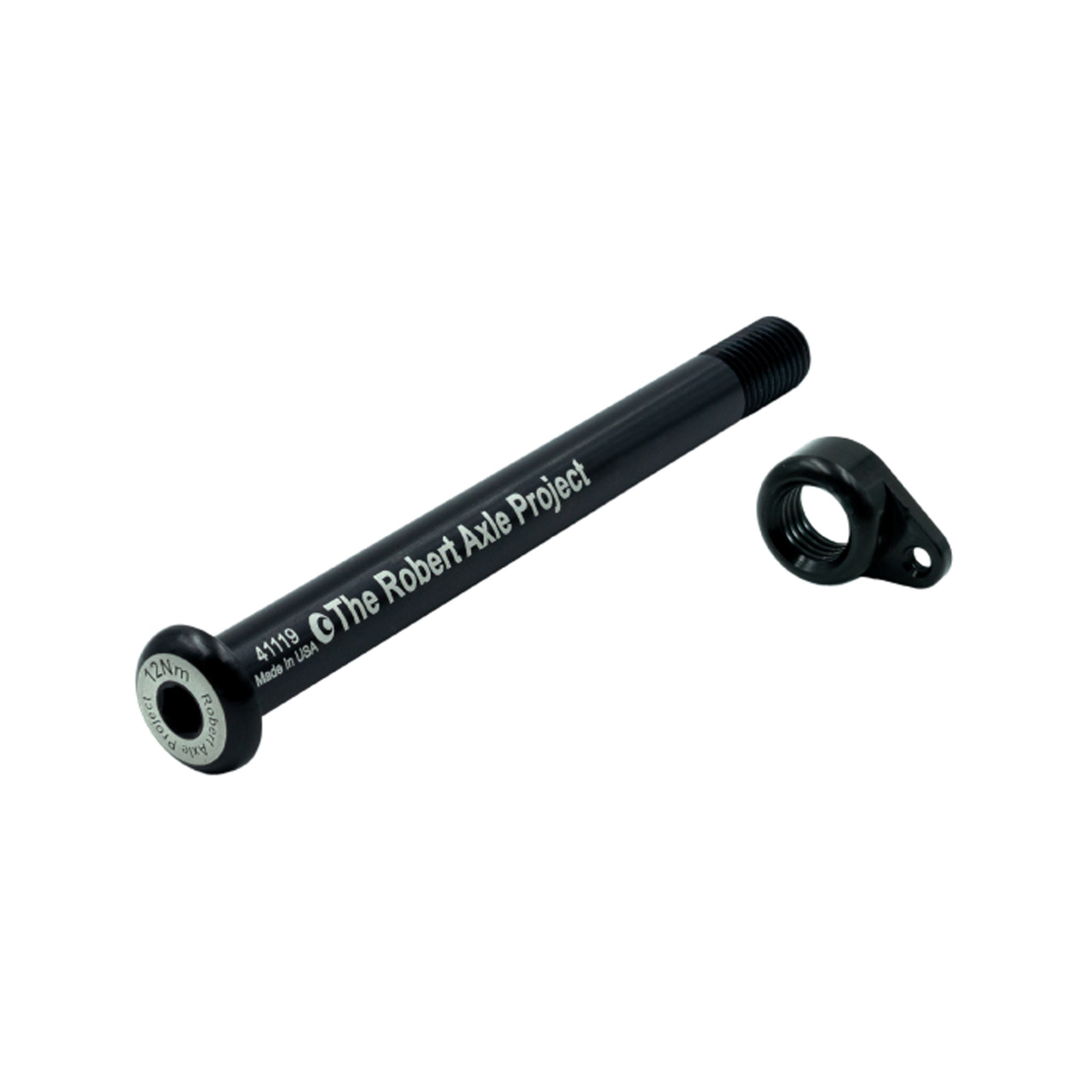 Robert Axle Project Lightning Thru-Axle Front RAT 12x100 - Black Robert Axle Project Lightning Thru-Axle Front RAT 12x100 - Black