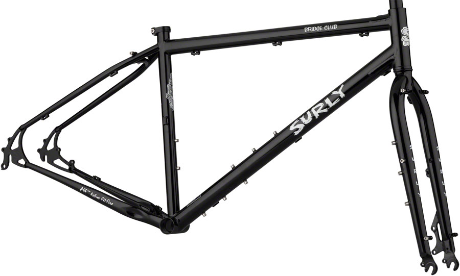 Surly Bridge Club Frameset - 27.5"/700c, Steel, Black Surly Bridge Club Frameset - 27.5"/700c, Steel, Black