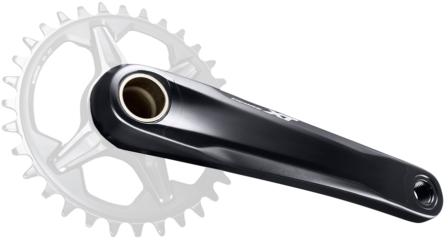 Shimano Deore XT FC-M8100-1 Crankset - 12-Speed 1x Direct Mount Hollowtech II Spindle Interface BLK - Image 2