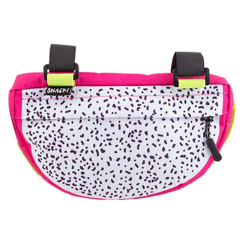 Snack! Dragon Fruit Frame Bag Velcro Straps 8x5x1.5` 60 c.i. Dragon Fruit