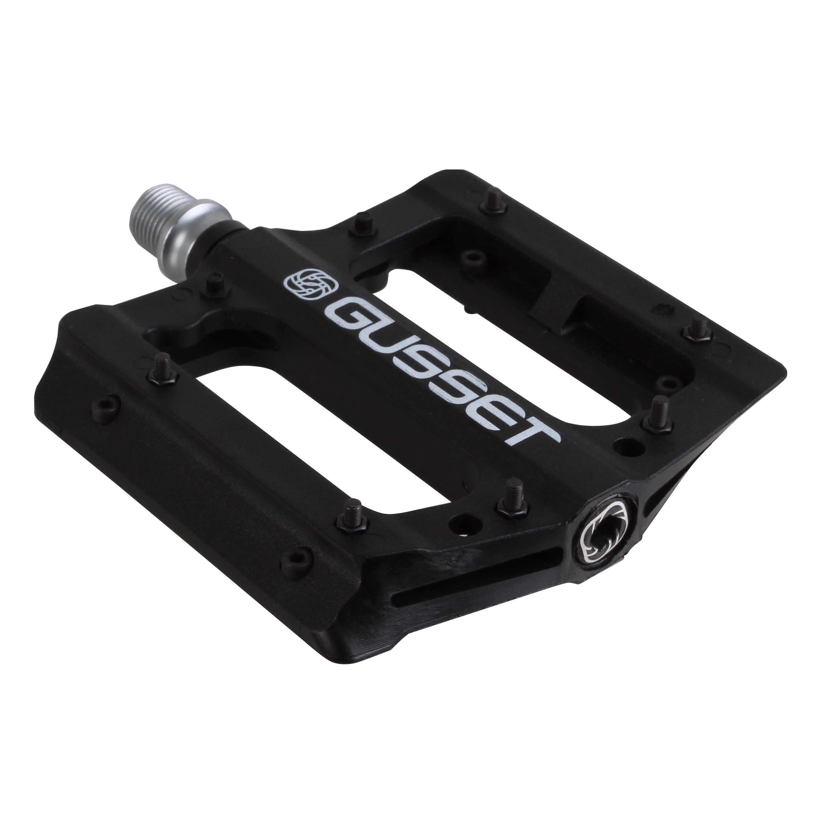 Gusset Merge Platform Pedals Black  