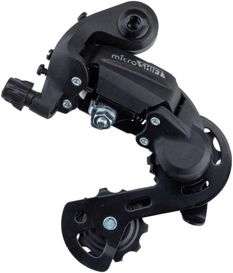 microSHIFT M21 Rear Derailleur - 6/7 Speed Super Short Cage Black