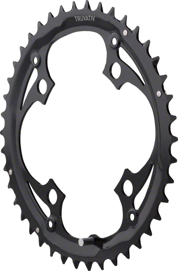 TruVativ Trushift 42T x 104mm BCD Steel Ring Black V4 TruVativ Trushift 42T x 104mm BCD Steel Ring Black V4