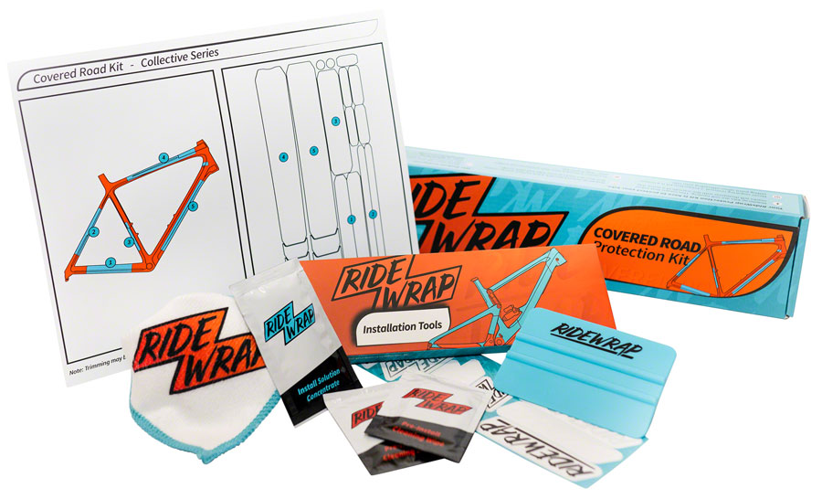 RideWrap Covered Road and Gravel Frame Protection Kit - Image 4