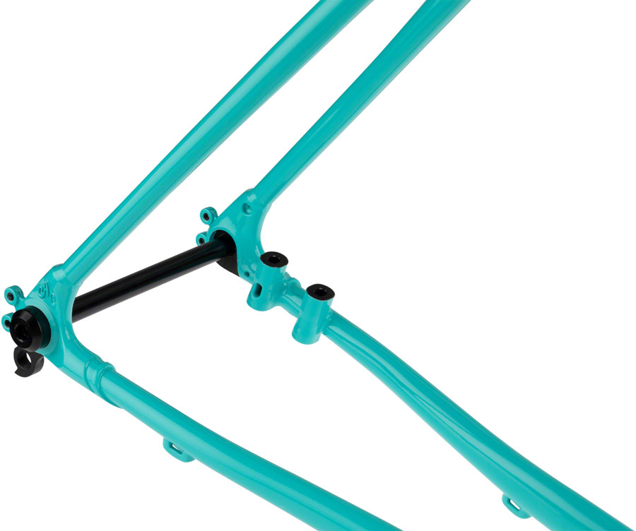 All-City Gorilla Monsoon Frameset - 650b, Steel, Aqua Seafoam - Image 4