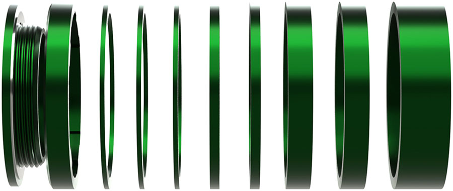 Wheels Manufacturing SOLO-HG Single Speed Conversion Kit - For HG Style Hubs Green