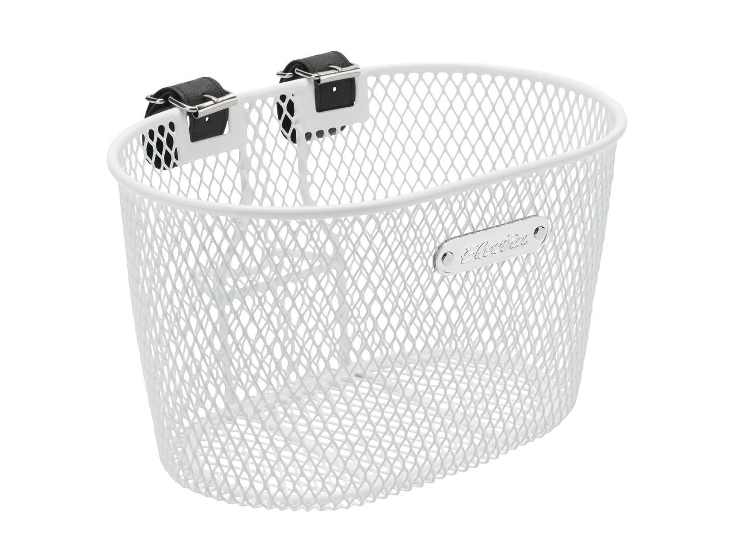 Electra Mesh Small Strap White Front Basket