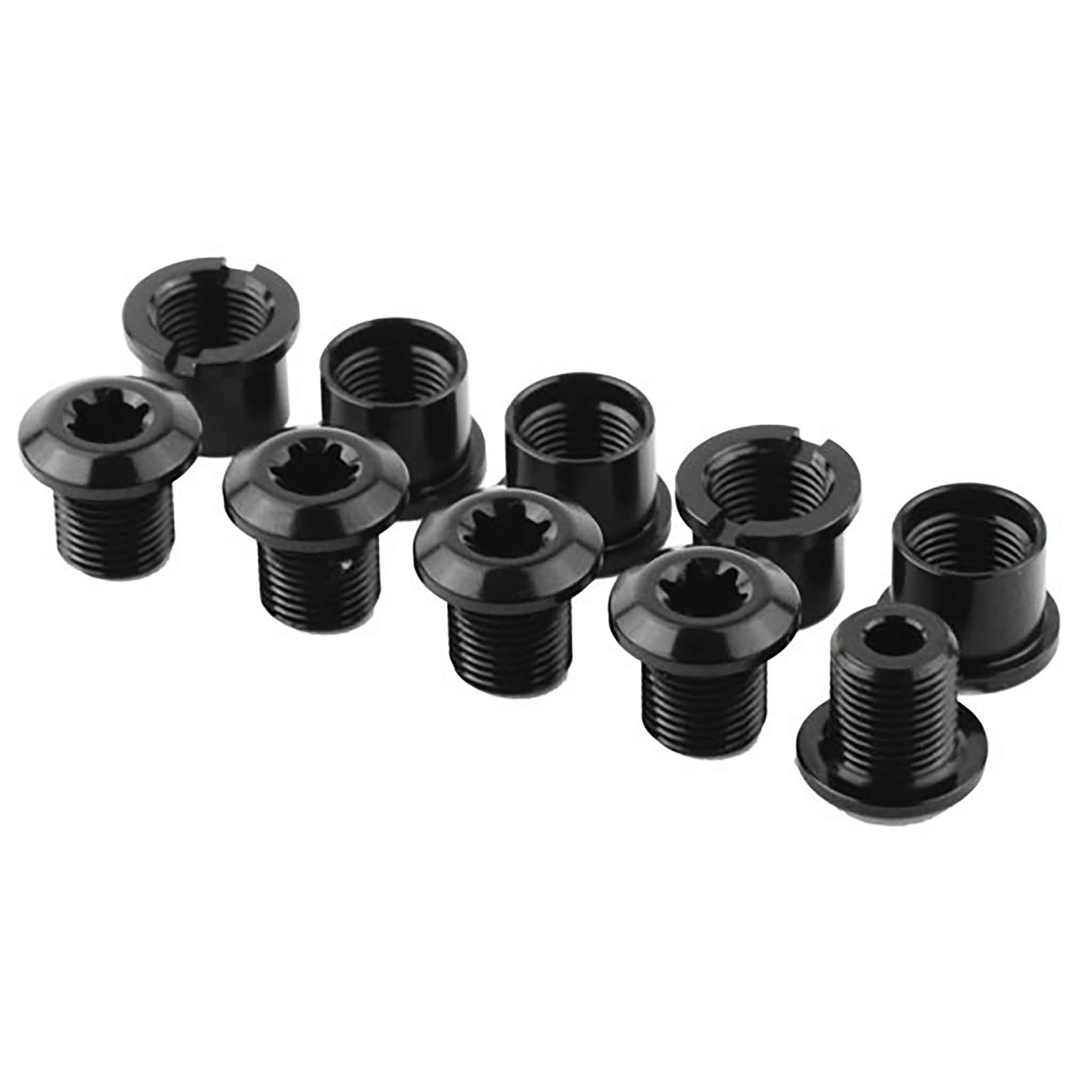 absoluteBLACK T-30 Chainring Bolt Set Long Bolts and Nuts 10pc