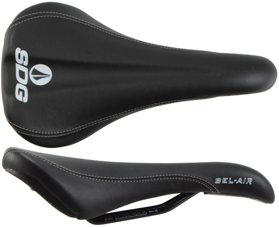 SDG Bel-Air RL Saddle Steel Rail - Black/Black