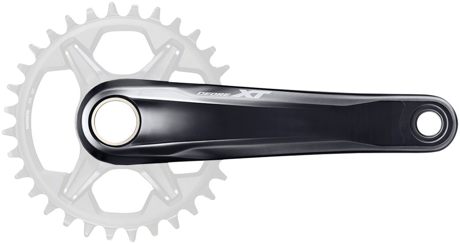 Shimano DEORE XT FC-M8130-1 Crankset - 12-Speed, Direct Mount Hollowtech II Spindle Interface, Black