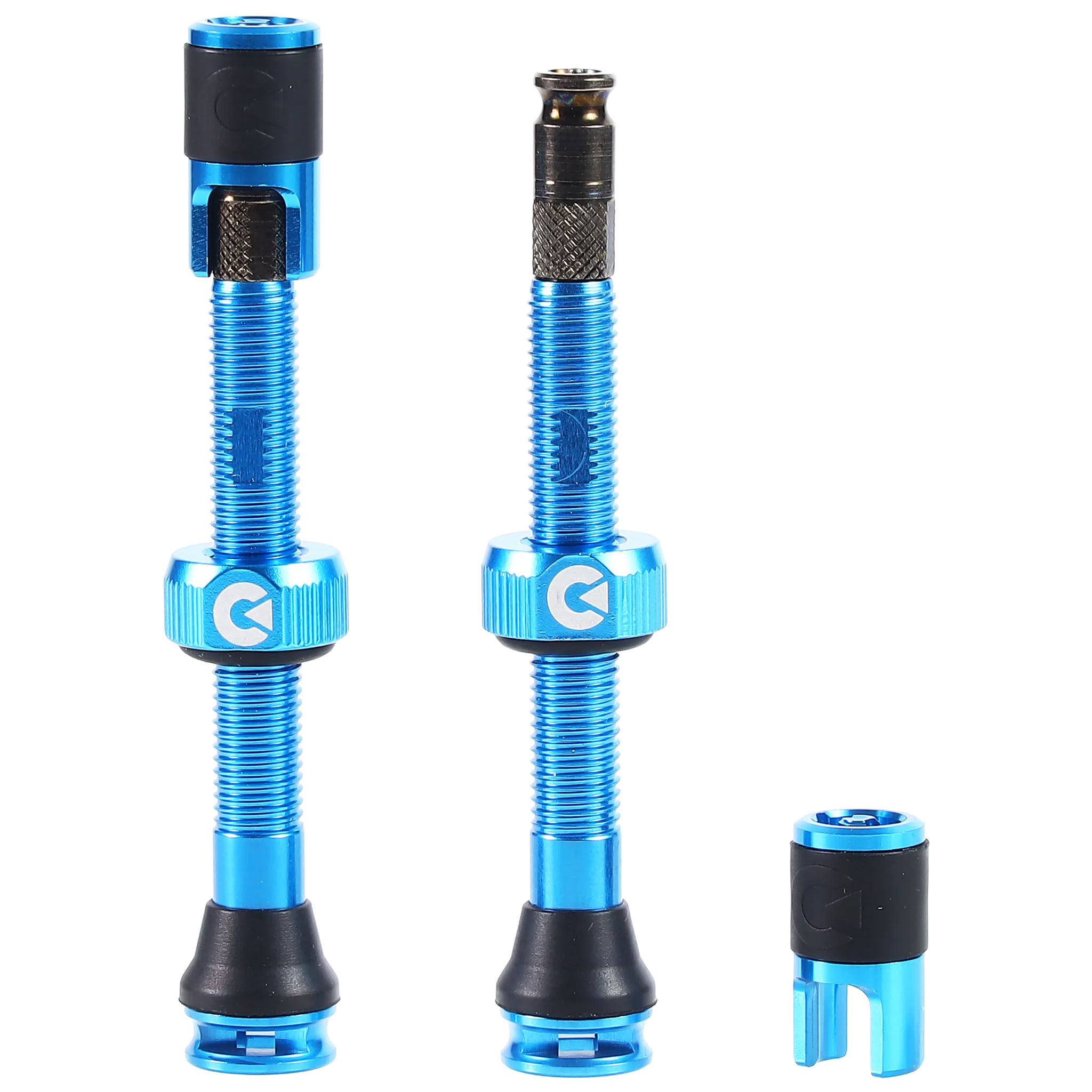 Clik Clik TubelessValve Set 50mm Clik Pair Hyper Blue